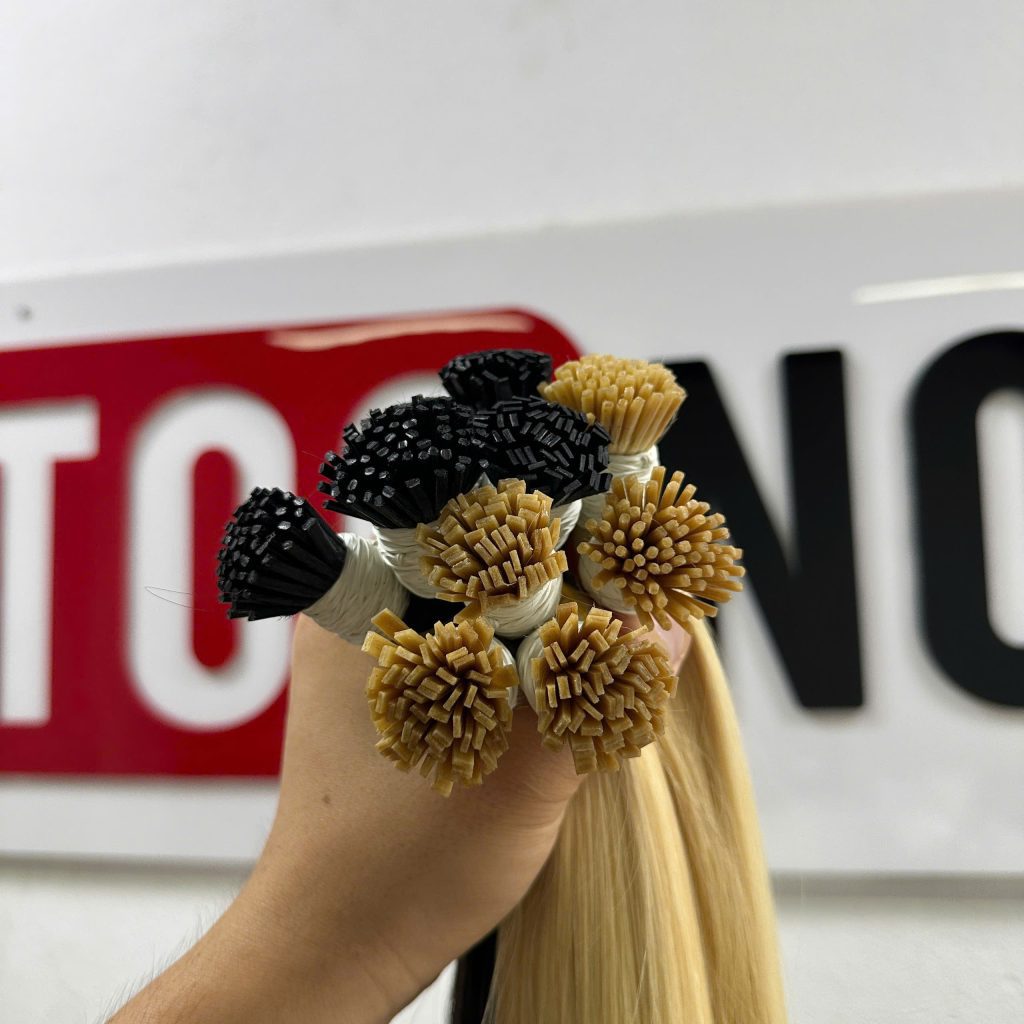 Tóc Nối Sáp Màu – Tóc Thật 100%, Lên Màu Theo Yêu Cầu