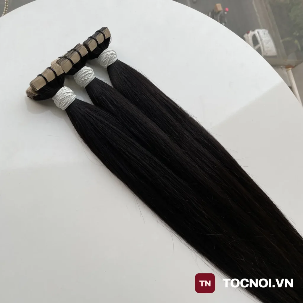 Tóc Nối Tape – Tóc Thật 100%, Đủ Độ Dài 40-70cm