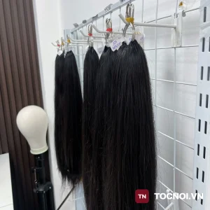 Tóc Nối Lông Vũ 9D 50cm – Tóc Thật 100% Không Mối Nối