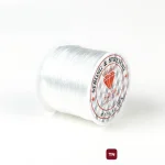 Chun Nối Tóc (Chỉ Dệt Tóc) Co Giãn – Cuộn 50m, 3 Màu Đen/Nâu/Trắng