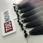Tóc Nối Chùm Balayage – Tóc Thật 100%, Chuyển Màu Tự Nhiên, 40-70cm