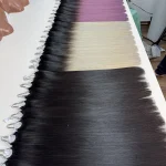 Tóc Nối Lông Vũ 9D 60cm – Tóc Thật 100% Dài Bồng Bềnh