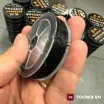 Chun Nối Tóc (Chỉ Dệt Tóc) Co Giãn – Cuộn 50m, 3 Màu Đen/Nâu/Trắng
