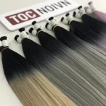 Tóc Nối Chùm Balayage – Tóc Thật 100%, Chuyển Màu Tự Nhiên, 40-70cm