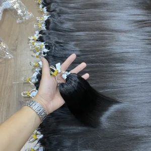 Tóc Nối Lông Vũ 9D – Tóc Thật 100% Tự Nhiên, Không Mối Nối, Đủ Độ Dài 40–70cm